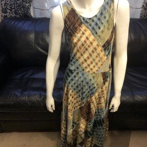 90’s Jams World Gridlock sleeveless midi dress